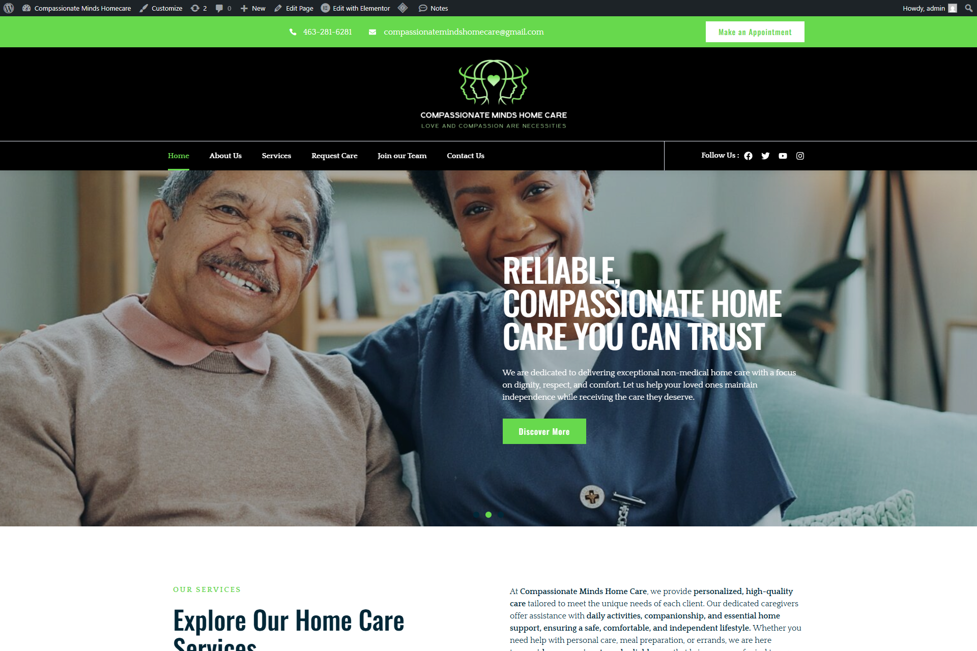 Compassionate Minds HomeCare